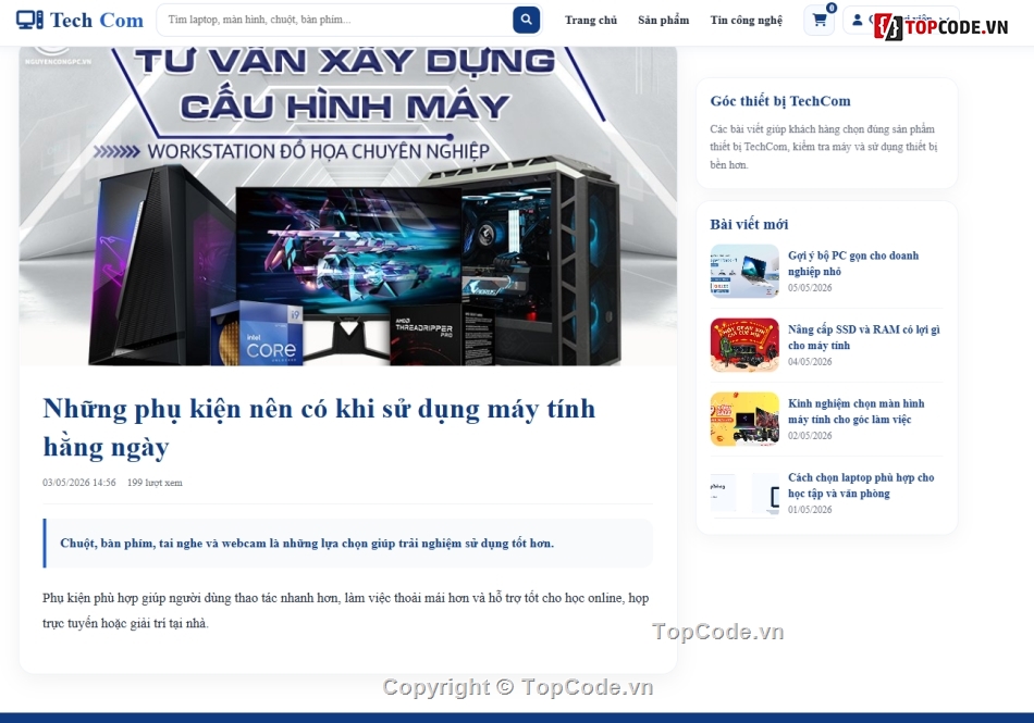 Web bán máy tính,Web phụ kiện,phụ kiện